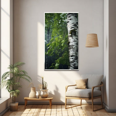 Birch Painting